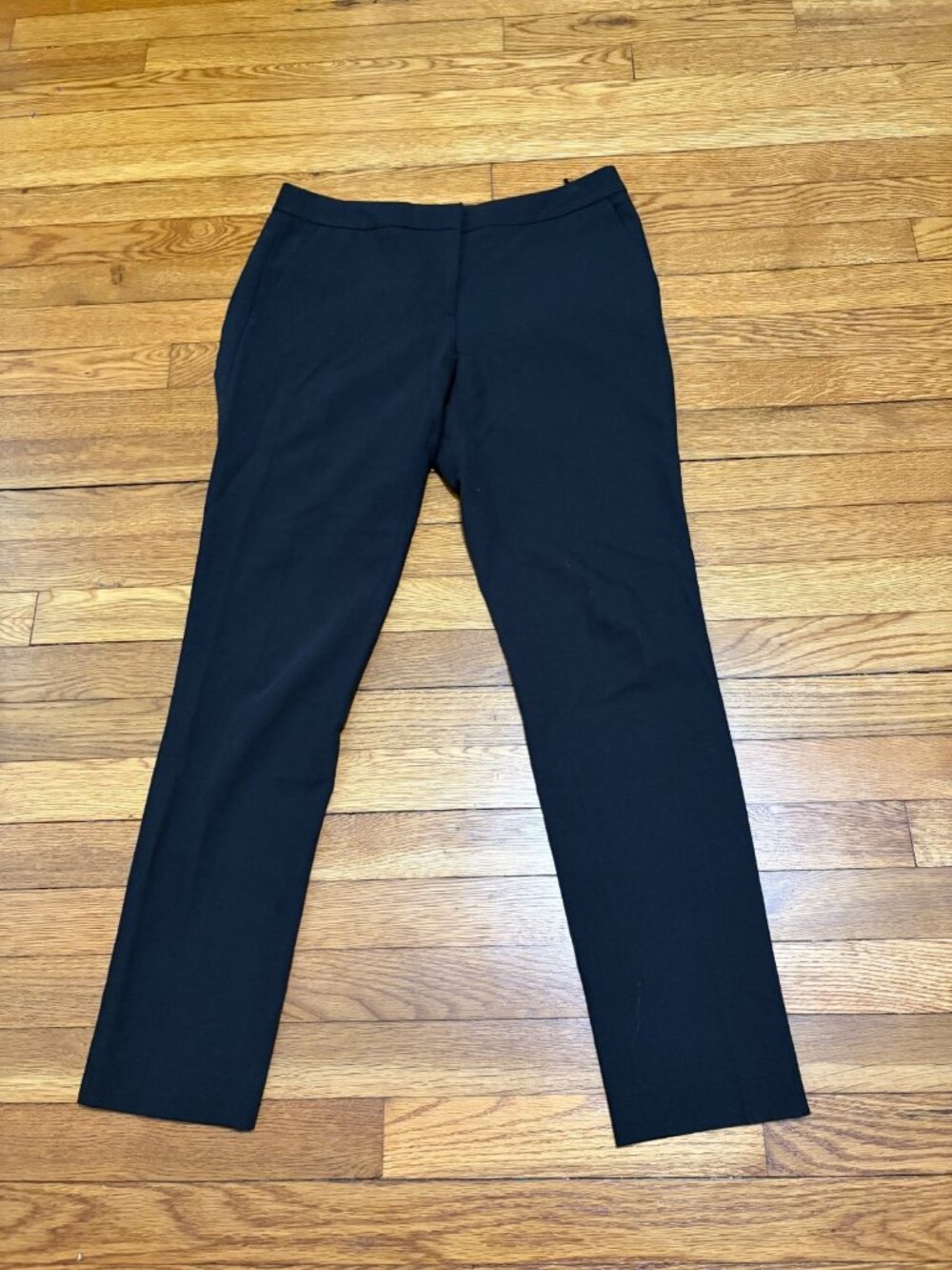 Tommy Hilfiger Womens Dress Pants Size 2 Black Stretch Flat Front Career Trouser